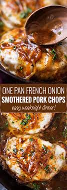 We start by combining 1/3 cup it is a great way to give your meals an oniony flavor without chopping onions and making sure you get a flavor that seasons your dish without overpowering it. Campbell S French Onion Soup Recipes Pork Chops
