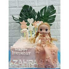 A birthday cake is a cake eaten as part of a birthday celebration. Jual Kue Ulang Tahun Kue Ultah Ondel Ondel Kue Ultah Berbi Di Lapak Gin Gina Bukalapak