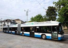 double articulated trolleybus in zurich switzerland hess lightram luxury bus bus busses