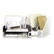 Black White And Gold Desk Collection Work Office Decor White Gold Office Dormify