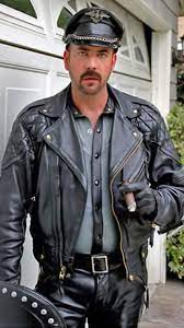 Sir Brent Los Angeles Leatherbiker Leathersir Leatherus Leathercal Leatherlax Leatheruniform Langlitz Leather Outfit Leather Jacket Leather