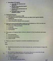For example president obama appointed elena kagan, and sonia sotomayor they are more liberal; Solved 1 Committees Of Congress A Have Little Real Inf Chegg Com