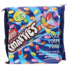 Smarties Tube Hexagonal Bonbons Au Chocolat 5x38g Chocolate Bonbon Chocolat Bonbon