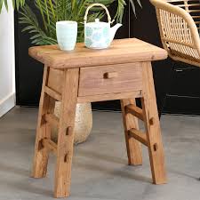 Maybe you would like to learn more about one of these? Table De Chevet Inspiration Exotique En Teck Recycle Tables De Chevet Pier Import