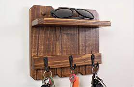 Wall organiser docking station key organizer (4 key hooks and 3 coat hat hooks) best storage how to build an entry message center. Key Holder For Wall Rustic Key Holder Key Rack Key Hanger Gift Idea Key Hooks Key Hanger With Shelf Key Organizer Entry Way Organizer Wooden Key Holder Wall Key Holder Rustic Keys