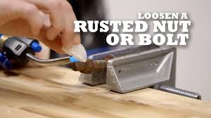 How to loosen tight bolt? Loosen A Rusted Nut Or Bolt Youtube
