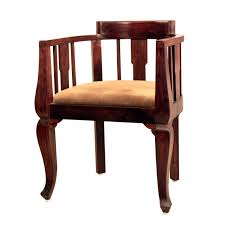 Earlier, it was very simple chair available in wood. Wooden Chair Round Armrest For Living Room Hotels Solid Sheesham Wood Furniture Online