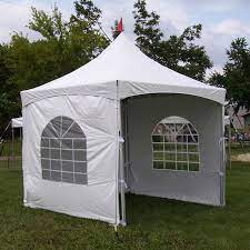 Flags can be added to peak. 10 X 10 Pinnacle Series High Peak Frame Tent