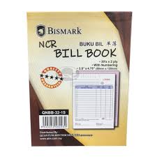 Rhythm productions (m) sdn bhd. Bismark Bill Book Ncr With Numbering 3 5 X 4 75 2ply X 30 S Q Stationers E Commerce Site