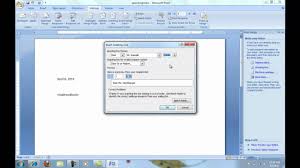 1 creating a contact sheet. Step By Step Mail Merge Wizard In Word 2007 Or Word 2010 Youtube