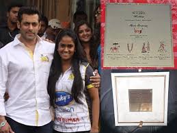 The wedding is scheduled to be held at the. Revealed Salman Khan S Sister Arpita S Wedding Card
