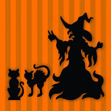 Download Halloween Witch And Cats Free Svg Dreaming Tree