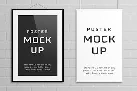 Poster Mock Up Tabloid Poster Mockup Poster Mockup Psd Poster Frame