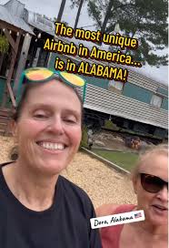 This @airbnb in Alabama is NEXT level!! The Train at Riverwood is the  coolest place we’ve stayed! 🚂 #gdayfromtheusa #usa #america  #airbnbexperience @Niki_Hollis