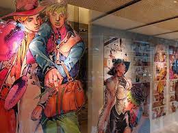 Hirohiko araki has a passion for fashion. Hirohiko On Twitter Gucci X Hirohiko Araki X Spur Exhibit At The Shinjuku Takano Building 2011