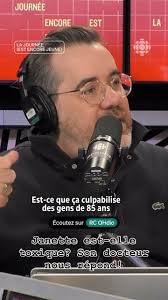 @girardje questionne le gériatre de Janette Bertrand,, docteur David  Lussier!