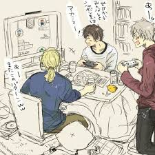 ヘタリア 悪友 hetalia bad touch trio bad touch trio hetalia bad touch