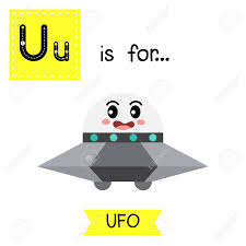Illustration of alphabet for kids, letter u. Letter U Cute Children Colorful Transportations Alphabet Tracing Flashcard Of Ufo For Kids Learning English Vocabulary Vector Illustration Royalty Free Cliparts Vectors And Stock Illustration Image 80786355