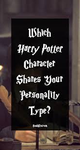 which harry potter character shares your myers briggs type