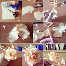 Diy Membuat Beberapa Jenis Bunga Mawar Dari Kertas Origami Bunga Bunga Kertas