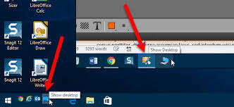 If this didn't fix your. How To Move The Show Desktop Icon To The Quick Launch Bar Or The Taskbar In Windows