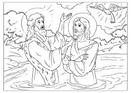 School's out for summer, so keep kids of all ages busy with summer coloring sheets. Coloring Page Jesus Baptized Free Printable Coloring Pages Img 25914