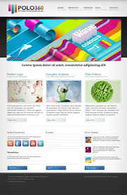 Download Web Template In Photoshop Psd Polo360