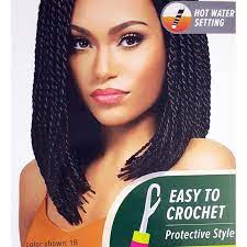 Outre X Pression Braid Senegalese Twist Small 10 Bob Box Braids Styles Box Braids Styling Braided Hairstyles