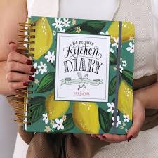 The Keepsake Kitchen Diary Whimsical Lemons Recipe Book Diy Recipe Book Design Recipe Binder