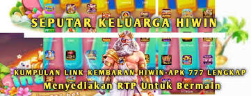 Logo RTP SLOT permainan dengan latar belakang hitam dan teks putih oranye
