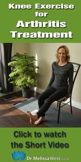 Exercise For Arthritic Knee Using Yoga And A Chair Knee Arthritis Exercises For Arthritic Knees Yoga For Arthritis