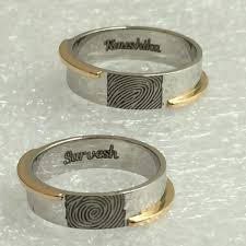 You can't put an entire song on the inside of your beloved's wedding band. Platinum Rings With Name Engraved Custom Engraved Rings