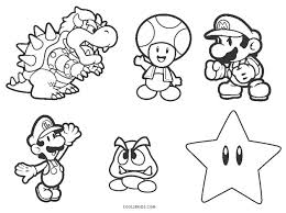 Today we have a super mario bros coloring book compilation featuring mario luigi and friends including princess peach , toad yoshi and some of their not so. Free Printable Mario Brothers Coloring Pages For Kids