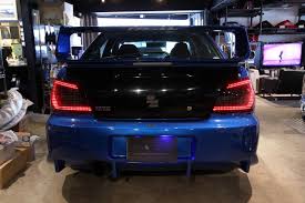 Car Shop Glow Custom Led Tail Lights Smoked Ver 1 Impreza Wrx Gda Gdb Led Tail Lights Wrx Car Shop