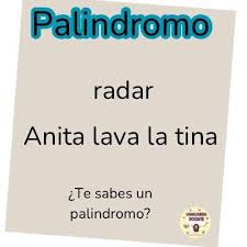 Los palindromos son palabras, frases o secuencias de caracteres que se leen  igual hacia adelante y hacia atrás, sin importar la dirección en que se  lean. # Ejemplos de palindromos 1. Palabras: "