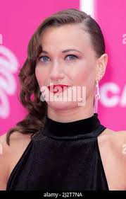 Mona Mina Leon attends the pink carpet during the 5th Canneseries Festival, 