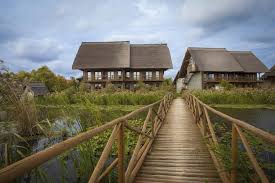 Make yourself at home in one. Green Village Resort Sfantu Gheorghe