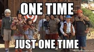One Time Just One Time Little Giants Meme Meme Generator