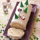 Buche De Noel Poire Et Caramel Au Beurre Sale Video Recettes De Cuisine Odelices Buche De