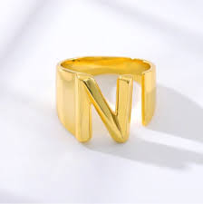 It's not nutella, and it's not the indian dessert neyyappam — android n has officially been. N Alphabet Letter Ring A Z Thumb Hollow Opening Initial Name Etsy
