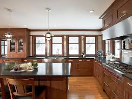 Corner kitchen without upper cabinets, it is much like a linear arrangement, only here the modules are composed by the letter g. 15 Design Ideas For Kitchens Without Upper Cabinets Hgtv