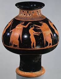 Terracotta Psykter Vase For Cooling Wine Ancient Greek Pottery Greek Pottery Ancient Greek Art
