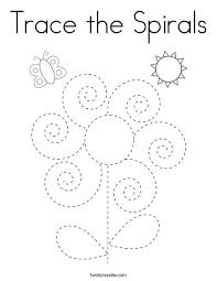 Spiral coloring pages products are combined stacks of paper used for recording information in a educational institutes still promote practising on spiral coloring pages for students of all ages with. Trace The Spirals Coloring Page Twisty Noodle