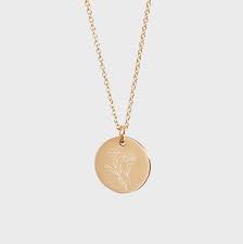 Birth Month Flower Necklace Harmony