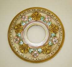 Fully hand painted decorative ceiling medallion by a professional artist, finished in metallic colors to match most of your home accessories and accent products. 130 Best Hand Painted Ceiling Medallion Ideas In 2021 Ceiling Medallions Painted Ceiling Medallion