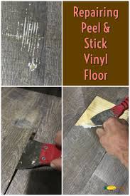 If you use real, ceramic tile, that would be thicker. How To Repair Rv Peel And Stick Vinyl Floor Pineapple Voyage Vinyl Flooring Peel And Stick Vinyl Peel And Stick Floor