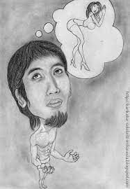 Karikatur wajah keluarga sembahyang ke pura. Contoh Gambar Karikatur Pahlawan Ideku Unik