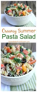 Creamy Summer Pasta Salad Recipe Summer Pasta Salad Recipes Summer Pasta Salad Summer Pasta