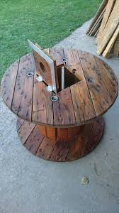 table basse en touret cablespooltables table basse en touret holzspulentische kabelspulen tisch rustikale gartenmobel