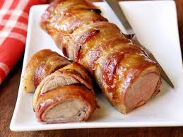 The entire pork tenderloin recipe requires less than 60 minutes and most of that time is hand's off brining and baking. Amazing Bacon Wrapped Pork Tenderloin Healthy Recipes Blog